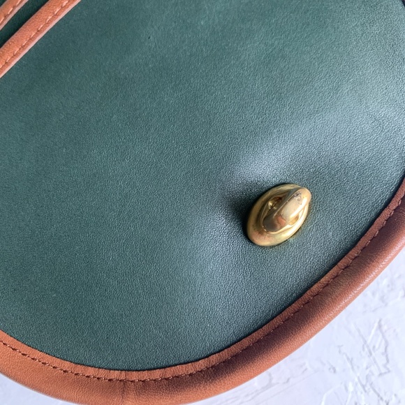 Spectator Mini Bag (6825) in Forest/Tabac | Vintage Coach Crossbody Shoulder Bag - Picture 10 of 15